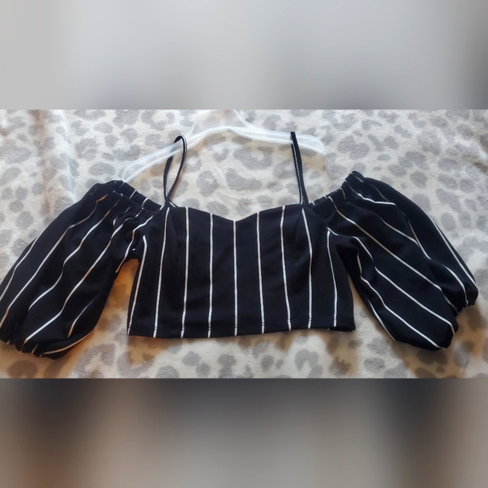 Striped Crop Top
